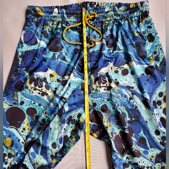 NWT$1,145 Dolce and Gabbana DG Logo Marble Print Jogger Sweatpants Sz 52 (36)